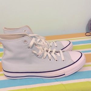 Converse pale blue
